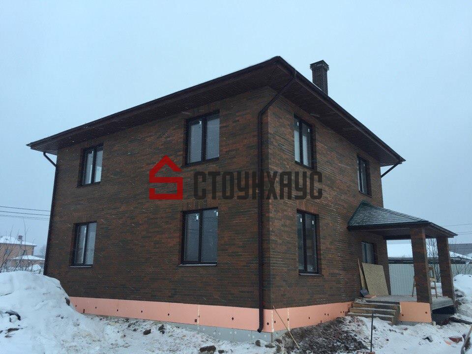Строительство дома в г.Дедовск успешно завершено в стадии "дом под внутреннюю отделку"